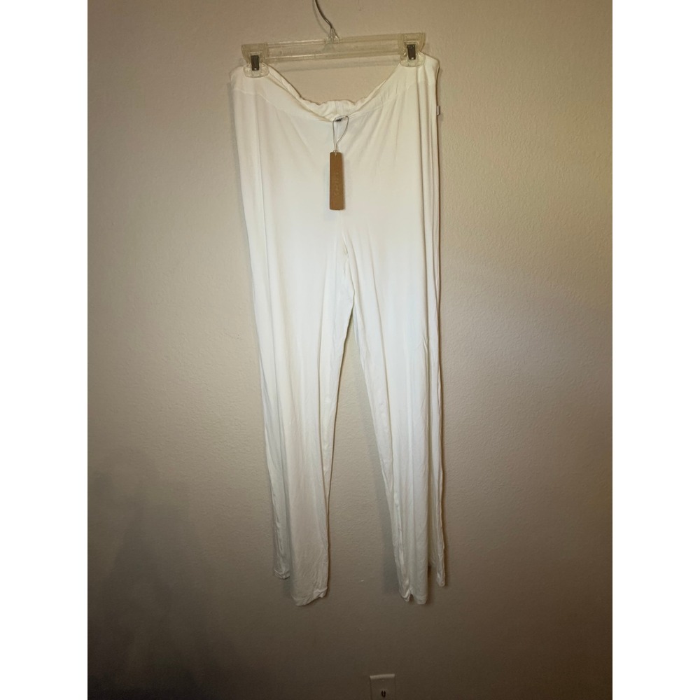 SKIMS White Track Pants